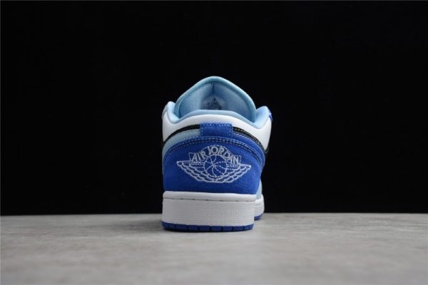Jordan 1 Low Black Blue White DH0206-400 - Image 3