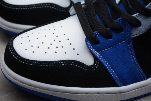 Jordan 1 Low Black Blue White DH0206-400 - Image 5