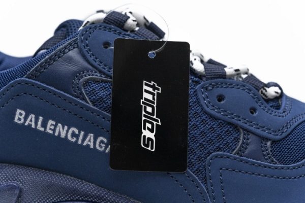 Ba***ci*ga Triple S Dark Blue 541624 W09O1 4107(SP batch) - Image 2
