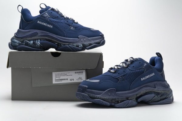 Ba***ci*ga Triple S Dark Blue 541624 W09O1 4107(SP batch) - Image 3