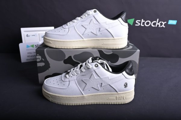 A Bathing Ape Bape Sta Black White Silver(SP batch) 1H70-191-022