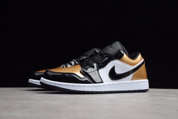 Jordan 1 Low Gold Toe CQ9447-700 - Image 5