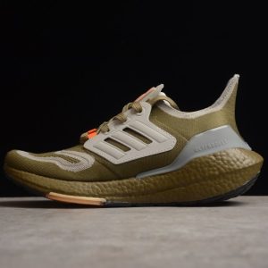 adidas Ultra Boost 22 Orbit Green Beam Orange GX9140