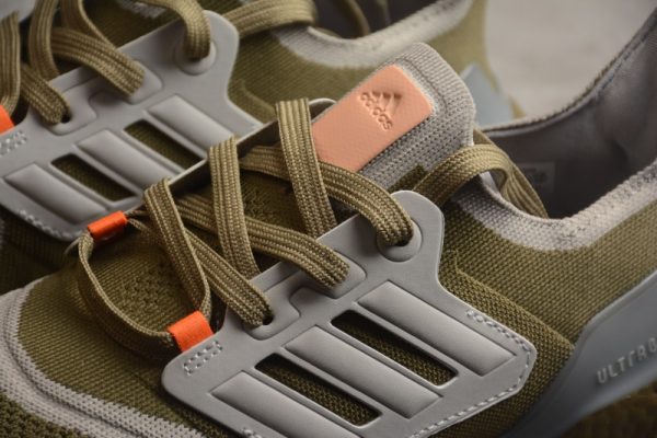 adidas Ultra Boost 22 Orbit Green Beam Orange GX9140 - Image 2