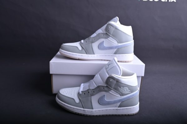 Jordan 1 Mid Wolf Grey Aluminum (W)  BQ6472-105