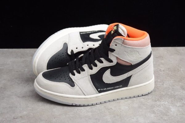 Air Jordan 1 Retro High Neutral Grey Hyper Crimson 555088-018 - Image 2