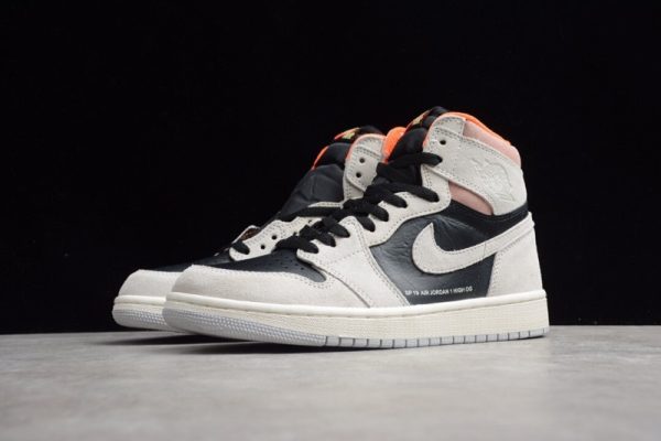 Air Jordan 1 Retro High Neutral Grey Hyper Crimson 555088-018 - Image 4