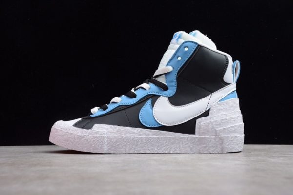 Nike Blazer Mid sacai White Black Legend Blue BV0072-001 - Image 2