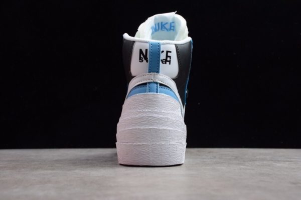 Nike Blazer Mid sacai White Black Legend Blue BV0072-001 - Image 3