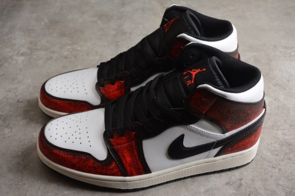 Jordan 1 Mid Wear-Away Chicago DV9565-006 - Image 4