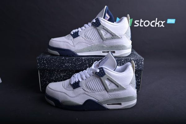 Jordan 4 Retro White Midnight Navy(SP Batch) DH6927-140