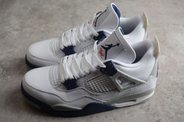 Jordan 4 Retro White Midnight Navy(SP Batch) DH6927-140 - Image 5
