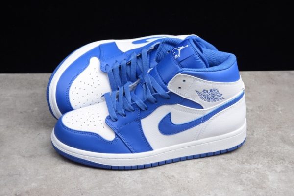 Jordan 1 Mid Hyper Royal 554724-114 - Image 5