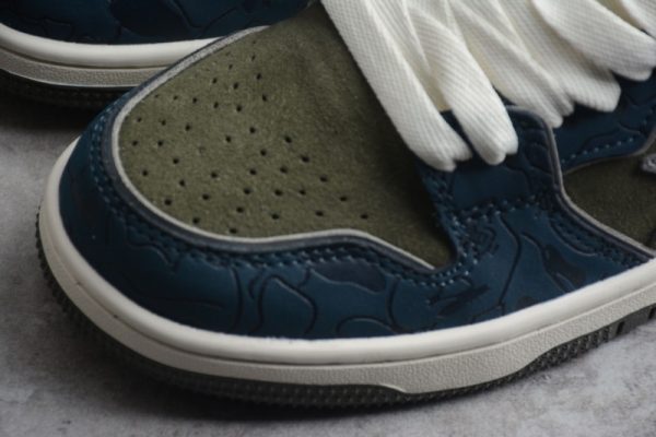 A Bathing Ape Bape SK8 Sta Army Green Dark Blue (SP batch)1H80-191-019 - Image 4
