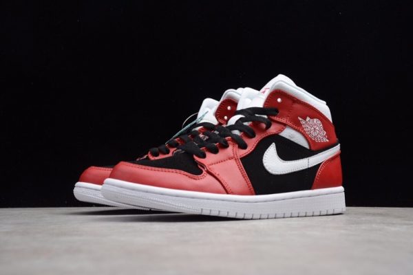 Jordan 1 Mid Gym Red Black (W) BQ6472-601 - Image 2