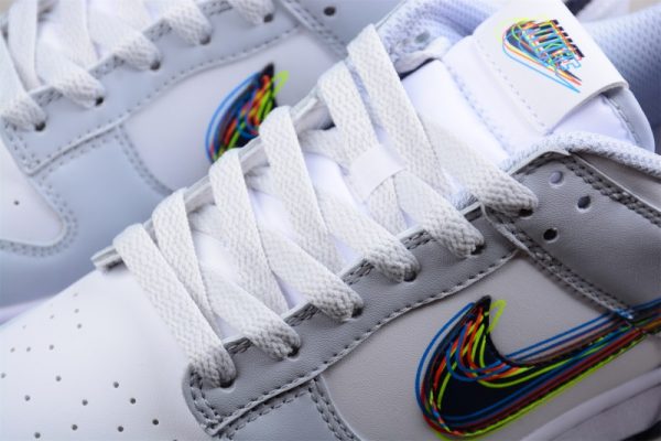 Nike Dunk Low 3D Swoosh DV6482-100 - Image 3