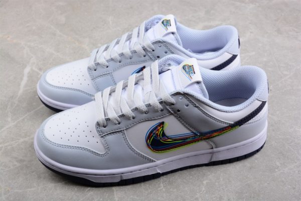 Nike Dunk Low 3D Swoosh DV6482-100 - Image 5