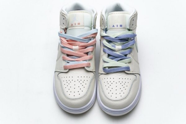 Jordan 1 Mid Multi-Color Swoosh Phantom (GS) 555112-035 - Image 5