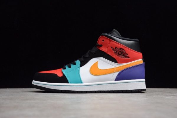 Jordan 1 Mid Bred Multi-Color  554724-125