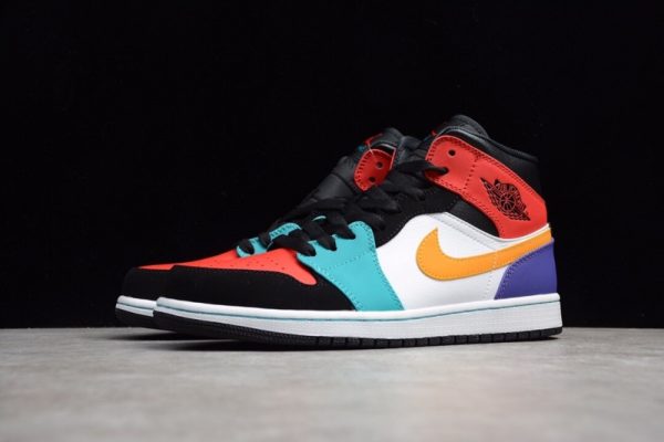 Jordan 1 Mid Bred Multi-Color  554724-125 - Image 5