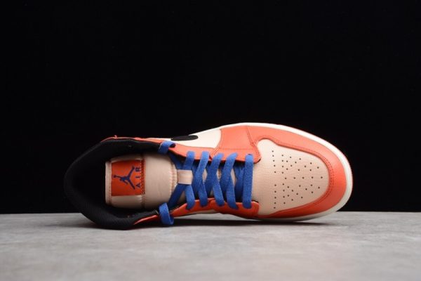 Jordan 1 Mid Team Orange Black 852542-800 - Image 2