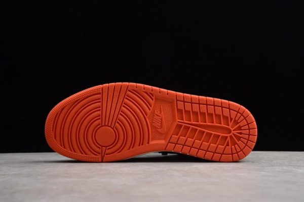 Jordan 1 Mid Team Orange Black 852542-800 - Image 3