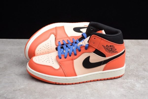 Jordan 1 Mid Team Orange Black 852542-800 - Image 5