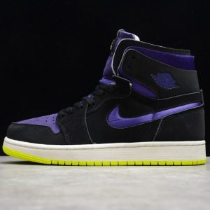 Jordan 1 High Zoom Air CMFT Black Court Purple Lemon Venom (W) CT0979-001