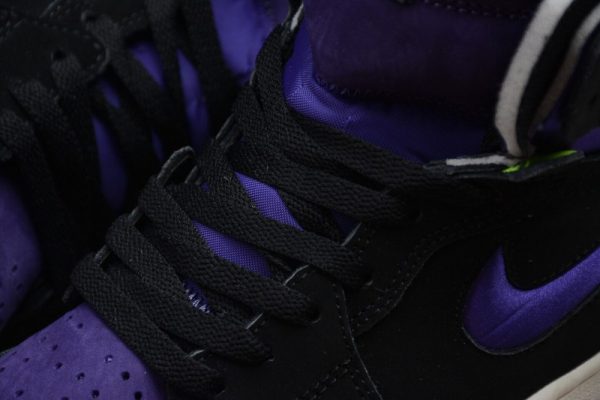 Jordan 1 High Zoom Air CMFT Black Court Purple Lemon Venom (W) CT0979-001 - Image 4