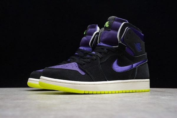 Jordan 1 High Zoom Air CMFT Black Court Purple Lemon Venom (W) CT0979-001 - Image 5