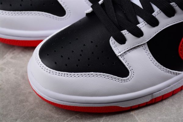 Nike Dunk Low Retro White Black University Red FD9762-061 - Image 3
