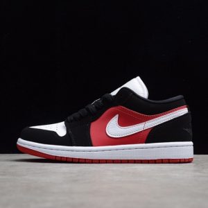 Jordan 1 Low Black White Gym Red (W) DC0774-016