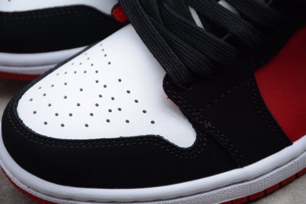 Jordan 1 Low Black White Gym Red (W) DC0774-016 - Image 2