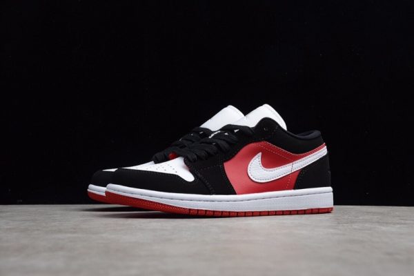 Jordan 1 Low Black White Gym Red (W) DC0774-016 - Image 4