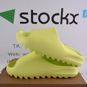 (Free Shipping)adidas Yeezy Slide Glow Green GX6138
