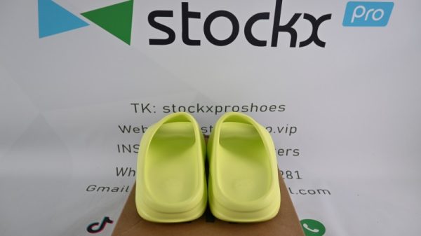 (Free Shipping)adidas Yeezy Slide Glow Green GX6138 - Image 4