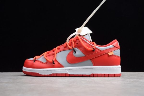 Nike Dunk Low Off-White University Red (SP batch)CT0856-600 - Image 2