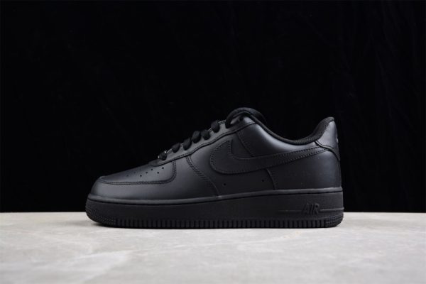 Nike Air Force 1 Low '07 Black Black 315122-001 - Image 2