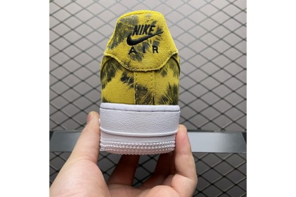 Nike Air Force 1 Low Tie Dye Dark Sulphur CZ0337-700 - Image 4