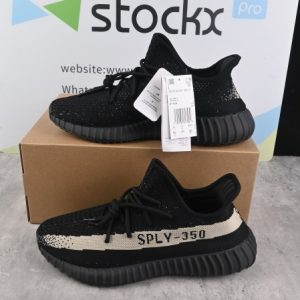 adidas Yeezy Boost 350 V2 Core Black White(SP batch) BY1604