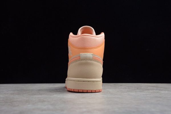 Jordan 1 Mid Apricot Orange (W) DH4270-800 - Image 4