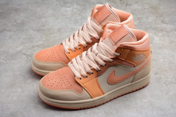 Jordan 1 Mid Apricot Orange (W) DH4270-800 - Image 5