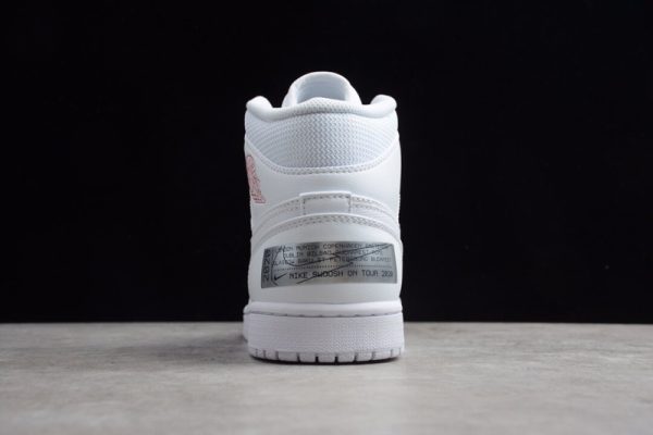 Jordan 1 Mid SE Nike Swoosh On Tour (2020) CW7589-100 - Image 4