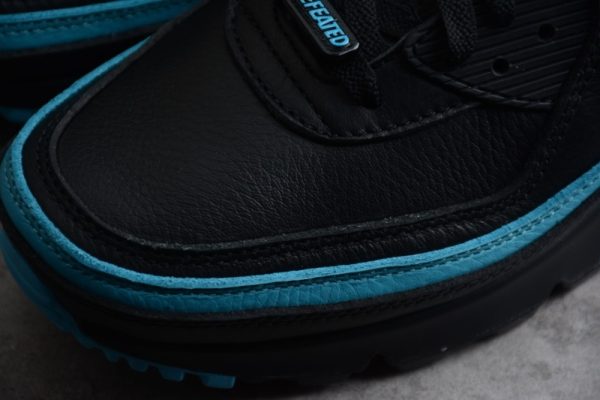 Nike Air Max 90 Undefeated Black Blue Fury CJ7197-002 - Image 3