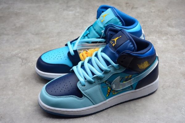 Jordan 1 Mid Fly (GS) BV7446-400 - Image 2