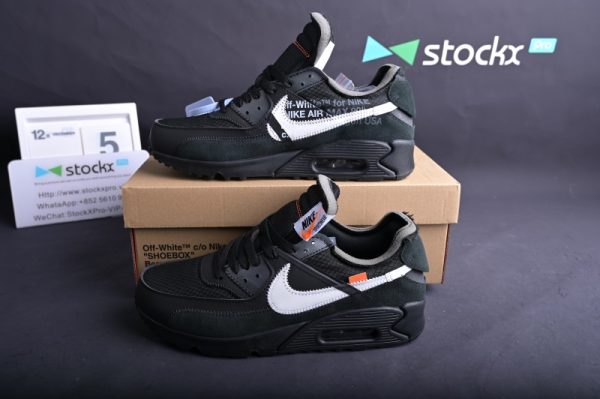 Nike Air Max 90 OFF-WHITE Black(Retail Batch) AA7293-001