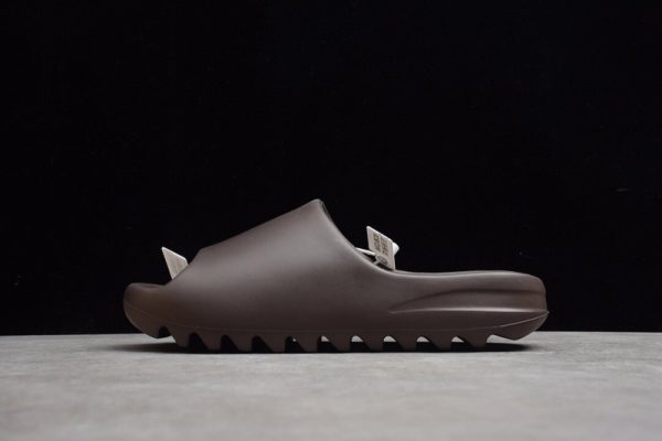 (Free Shipping)Kanye West x Yeezy Slide Resin Soot G55495 - Image 2