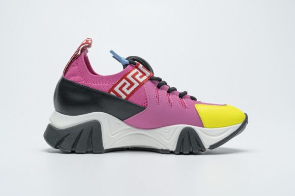 Versace TRIGRECA Jogging Black Yellow Pink(SP Batch) - Image 4