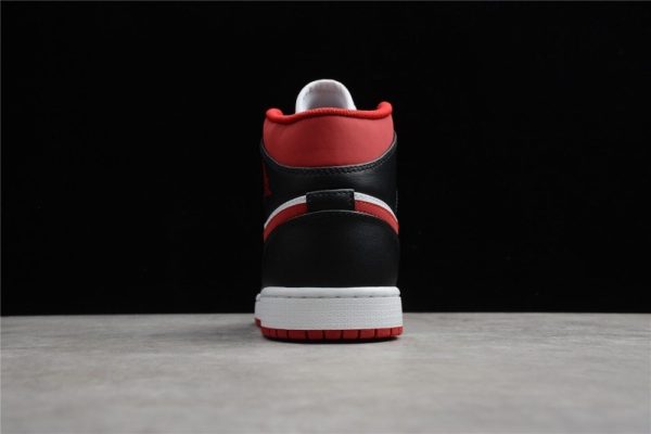 Nike Air Jordan 1 Mid  Metallic Red   554724-122 - Image 2