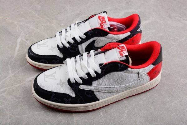 Travis Scott x Nike Air Jordan 1 Low OG SP Grey/Black/Beige(SP batch)DM7866-318 - Image 4